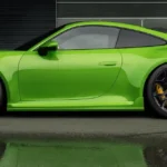 Custom green Porsche Vehicle Graphics and Car Wraps in Boston by Wrap4Cars