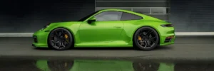 Custom green Porsche Vehicle Graphics and Car Wraps in Boston by Wrap4Cars