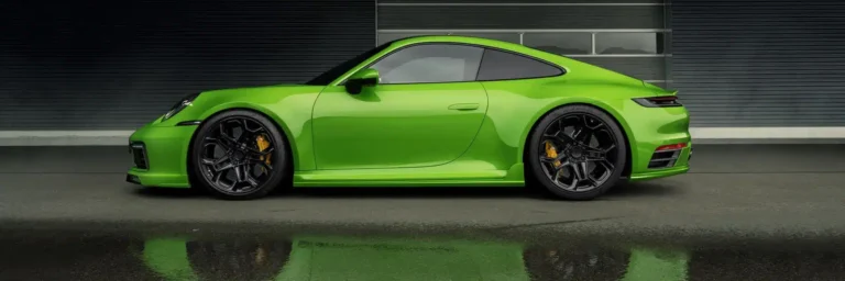Custom green Porsche Vehicle Graphics and Car Wraps in Boston by Wrap4Cars