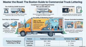 Truck Lettering in Boston