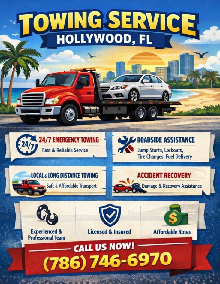Towing Service Hollywood FL