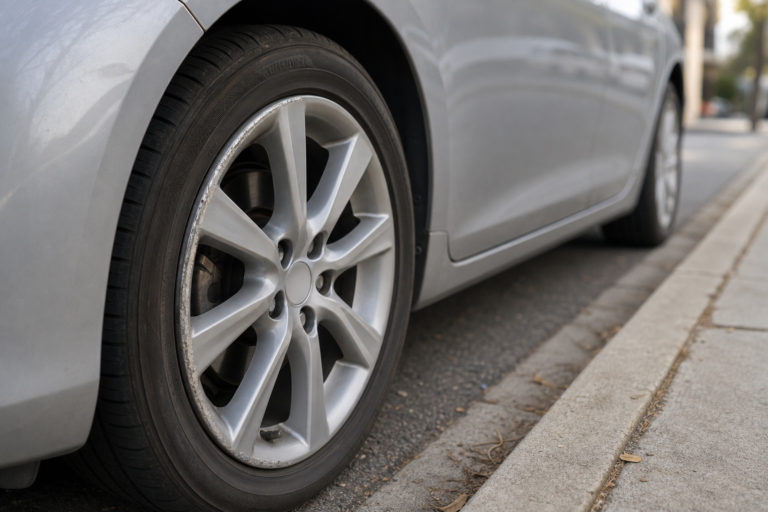 Curb Rash on Alloy Wheels